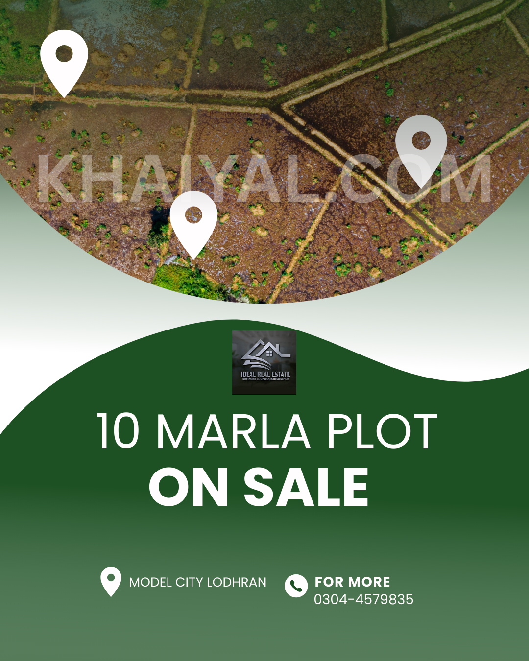 10 Marla Plot On Sale