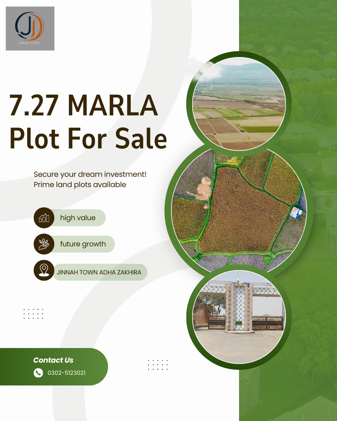7.27 Marla Plot For Sale