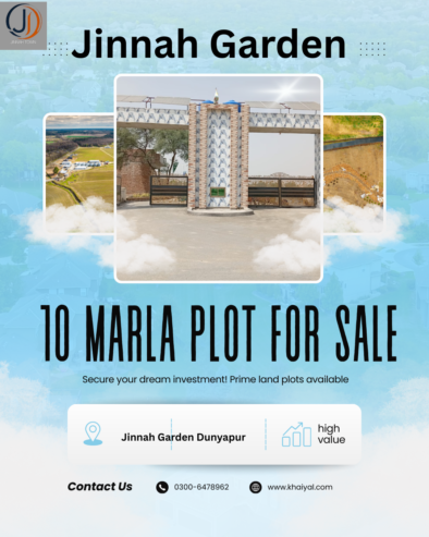 1o Marla plot for Sale