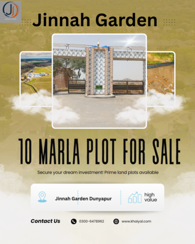 1o Marla plot for Sale