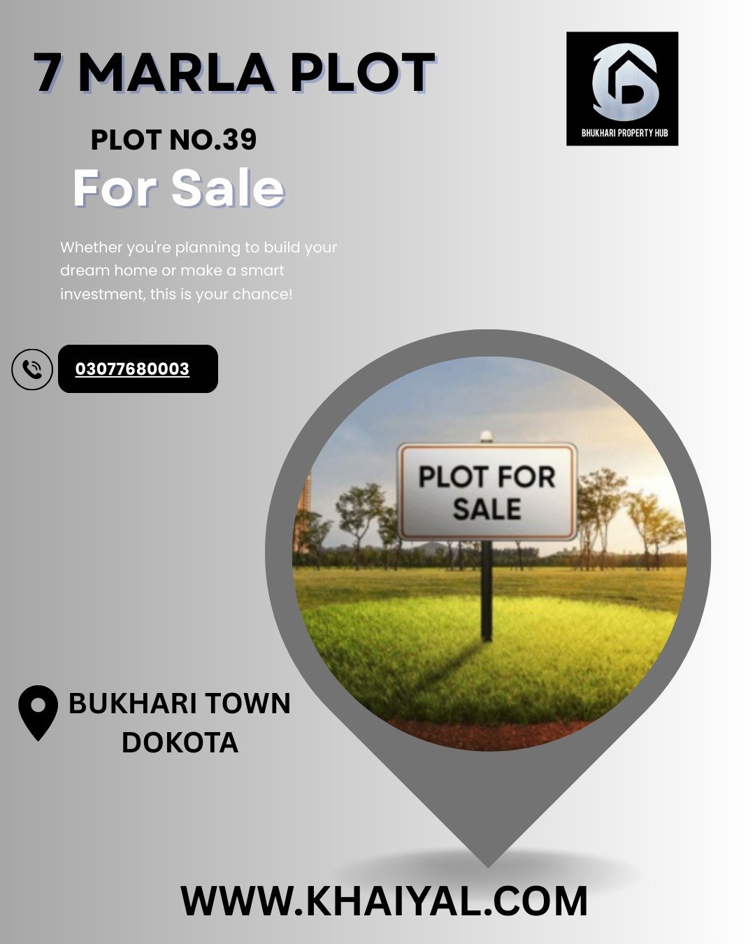 7 MARLA PLOT FOR SALE