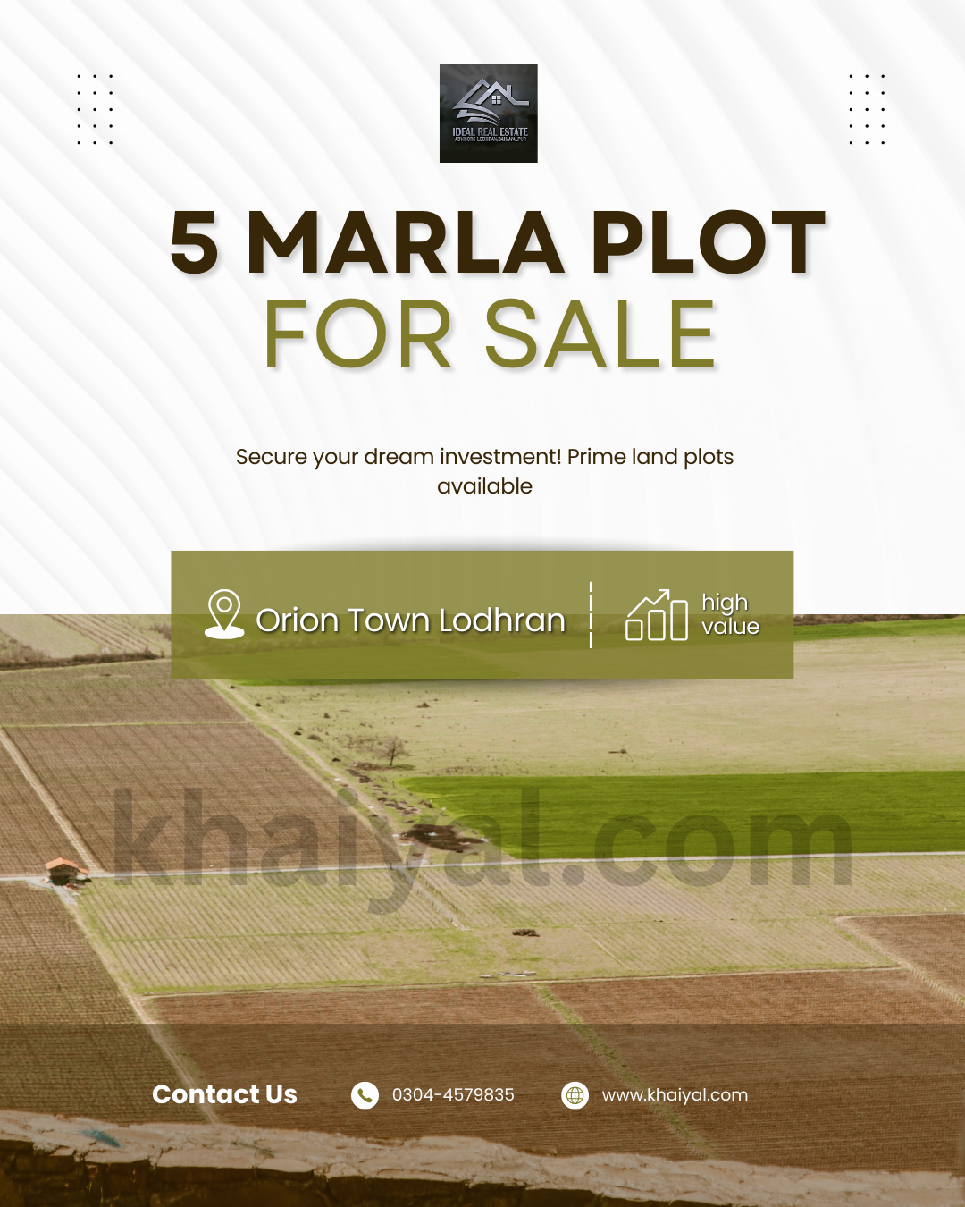5 Marla Plot On Sale