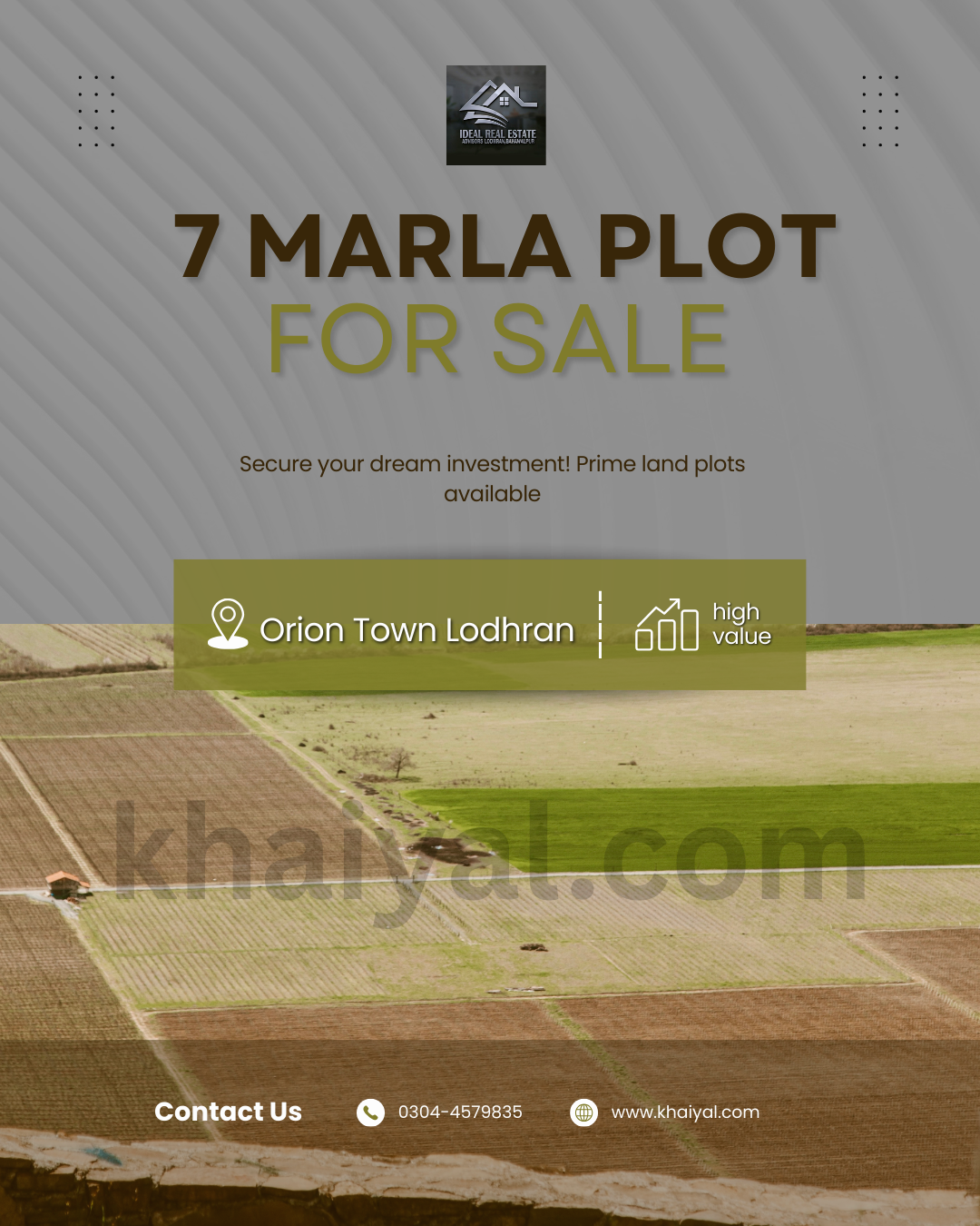 7 Marla Plot On Sale