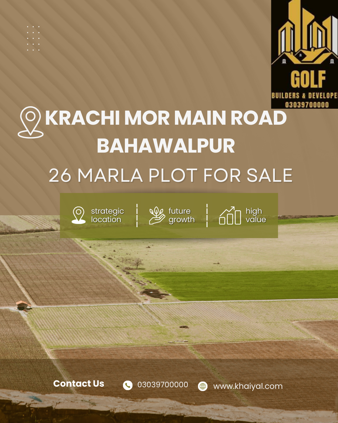 26 Marla Plot For Sale