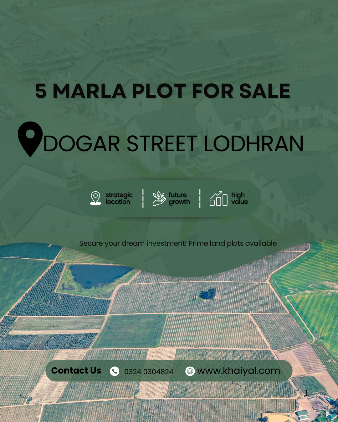 5 MARLA PLOT FOR SALE