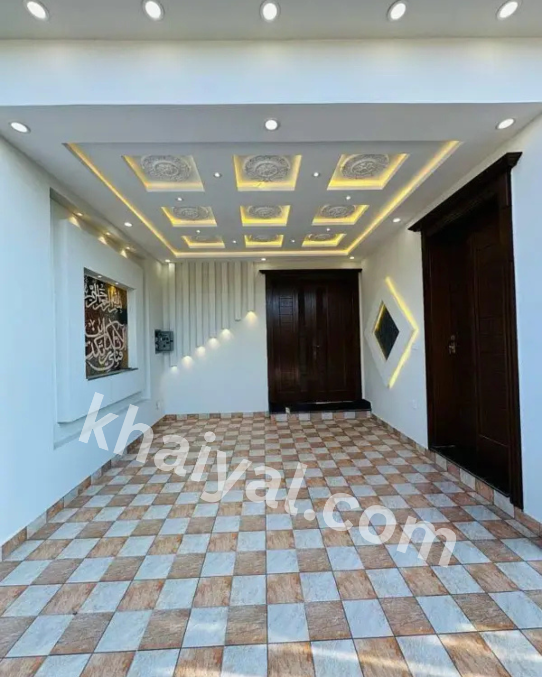 5 Marla Corner Triple Storey Ultra Modern Elevation for sale