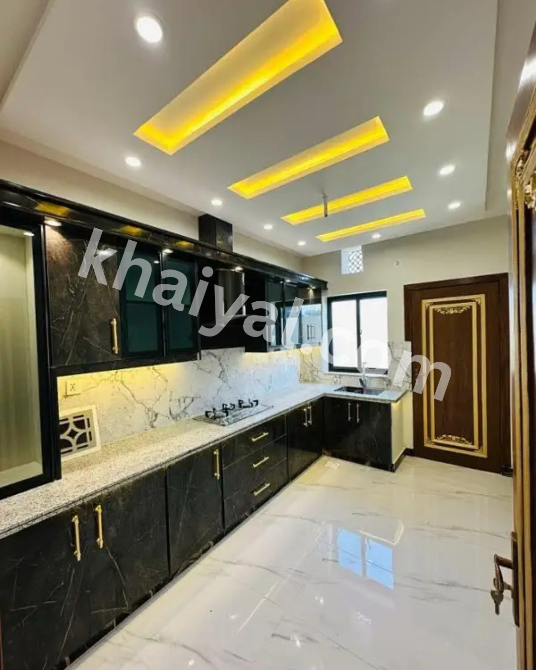 5 Marla Corner Triple Storey Ultra Modern Elevation for sale